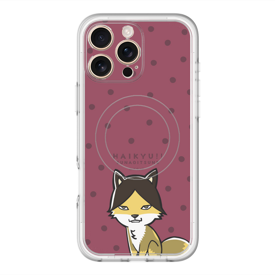 スリムプロテクションプレミアムケース with MagSafe［ ハイキュー!! - スナギツネ ］