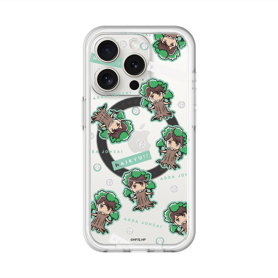 スリムプロテクションプレミアムケース with MagSafe［ ハイキュー!! - マスコットキャラ - 青葉城西高校 ］