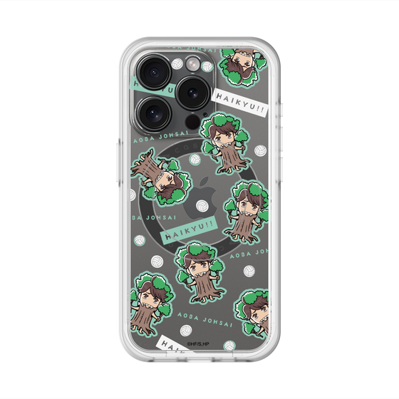 スリムプロテクションプレミアムケース with MagSafe［ ハイキュー!! - マスコットキャラ - 青葉城西高校 ］