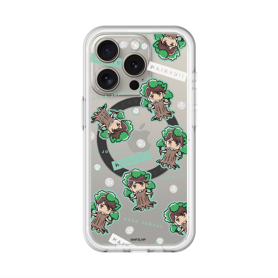 スリムプロテクションプレミアムケース with MagSafe［ ハイキュー!! - マスコットキャラ - 青葉城西高校 ］