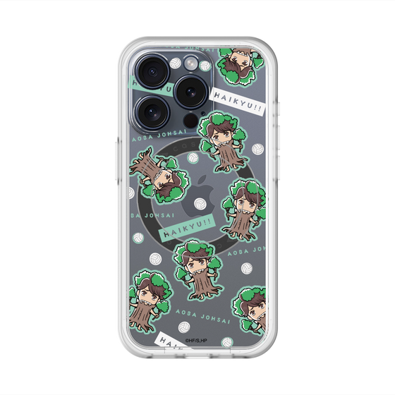 スリムプロテクションプレミアムケース with MagSafe［ ハイキュー!! - マスコットキャラ - 青葉城西高校 ］