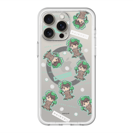 スリムプロテクションプレミアムケース with MagSafe［ ハイキュー!! - マスコットキャラ - 青葉城西高校 ］