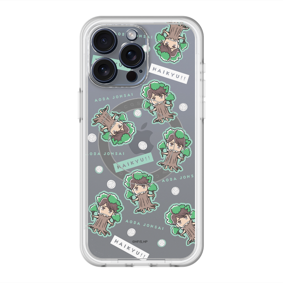 スリムプロテクションプレミアムケース with MagSafe［ ハイキュー!! - マスコットキャラ - 青葉城西高校 ］