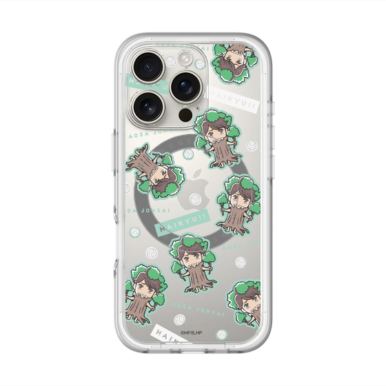 スリムプロテクションプレミアムケース with MagSafe［ ハイキュー!! - マスコットキャラ - 青葉城西高校 ］
