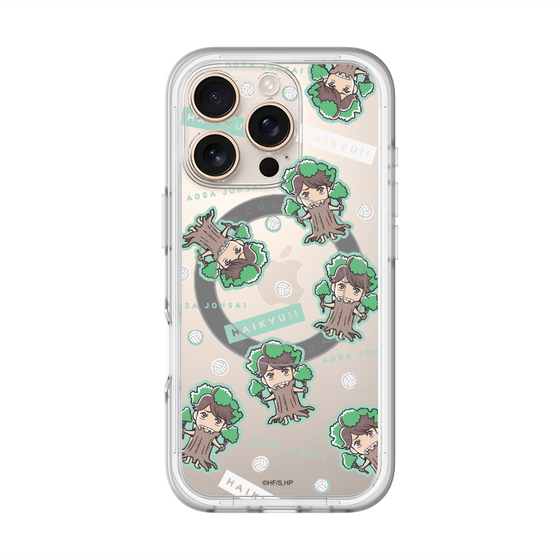 スリムプロテクションプレミアムケース with MagSafe［ ハイキュー!! - マスコットキャラ - 青葉城西高校 ］