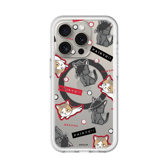 スリムプロテクションプレミアムケース with MagSafe［ ハイキュー!! - マスコットキャラ - 音駒高校 ］