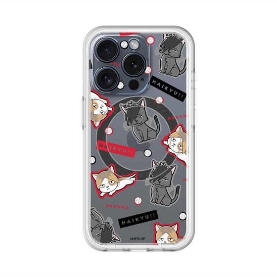 スリムプロテクションプレミアムケース with MagSafe［ ハイキュー!! - マスコットキャラ - 音駒高校 ］