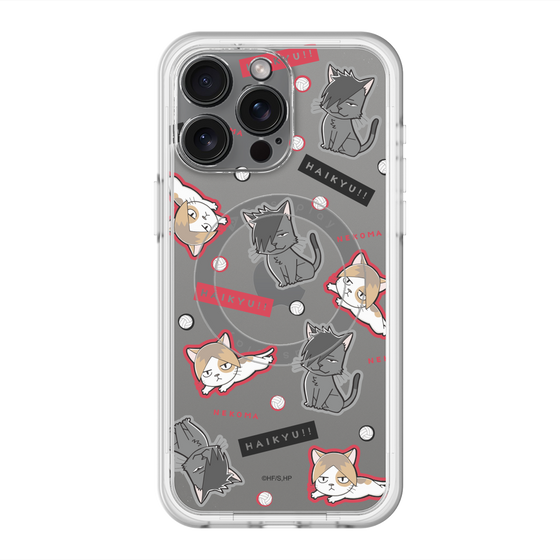 スリムプロテクションプレミアムケース with MagSafe［ ハイキュー!! - マスコットキャラ - 音駒高校 ］