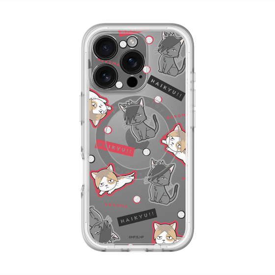 スリムプロテクションプレミアムケース with MagSafe［ ハイキュー!! - マスコットキャラ - 音駒高校 ］