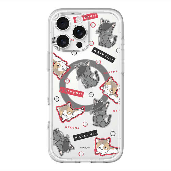 スリムプロテクションプレミアムケース with MagSafe［ ハイキュー!! - マスコットキャラ - 音駒高校 ］
