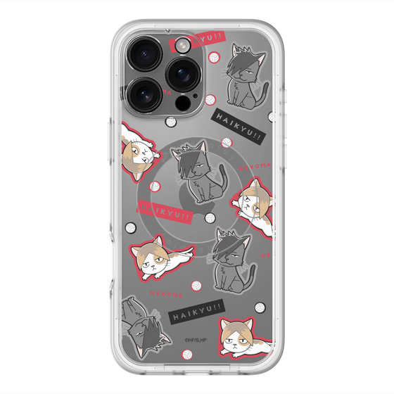 スリムプロテクションプレミアムケース with MagSafe［ ハイキュー!! - マスコットキャラ - 音駒高校 ］