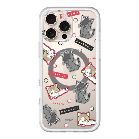 スリムプロテクションプレミアムケース with MagSafe［ ハイキュー!! - マスコットキャラ - 音駒高校 ］