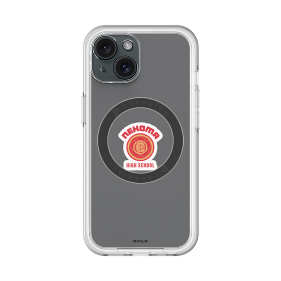 スリムプロテクションプレミアムケース with MagSafe［ ハイキュー!! - スクールバッジ - 音駒高校 ］