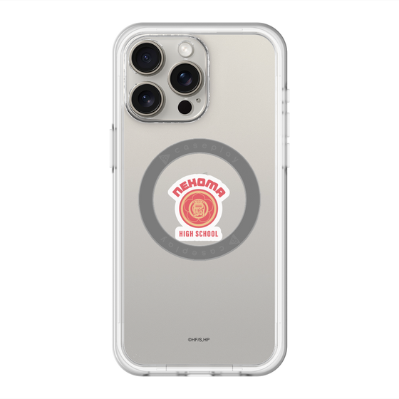スリムプロテクションプレミアムケース with MagSafe［ ハイキュー!! - スクールバッジ - 音駒高校 ］