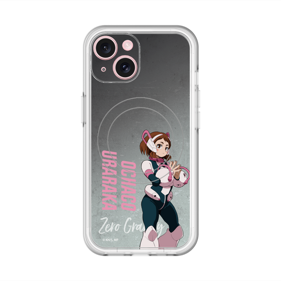 スリムプロテクションプレミアムケース with MagSafe［ 僕のヒーローアカデミア - 立ち絵 - 麗日 お茶子 ］