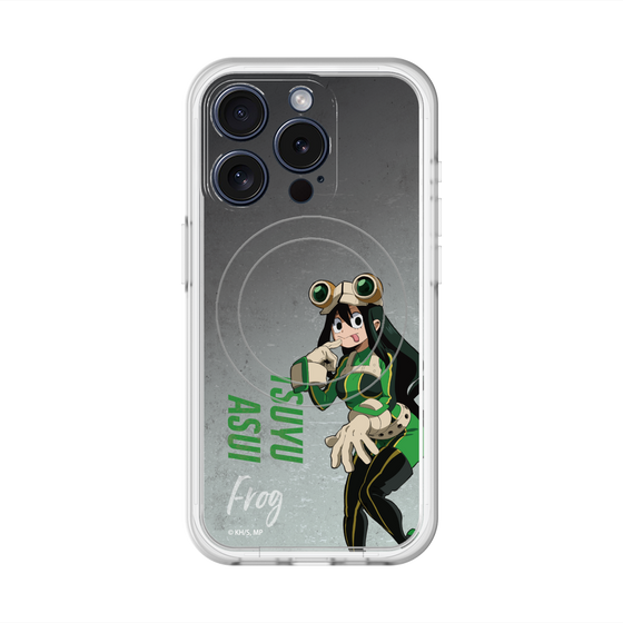 スリムプロテクションプレミアムケース with MagSafe［ 僕のヒーローアカデミア - 立ち絵 -蛙吹 梅雨 ］