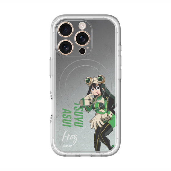 スリムプロテクションプレミアムケース with MagSafe［ 僕のヒーローアカデミア - 立ち絵 -蛙吹 梅雨 ］