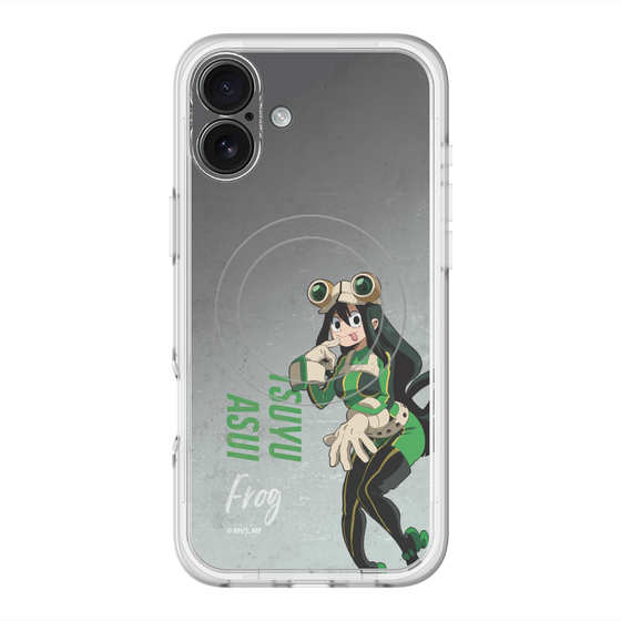 スリムプロテクションプレミアムケース with MagSafe［ 僕のヒーローアカデミア - 立ち絵 -蛙吹 梅雨 ］