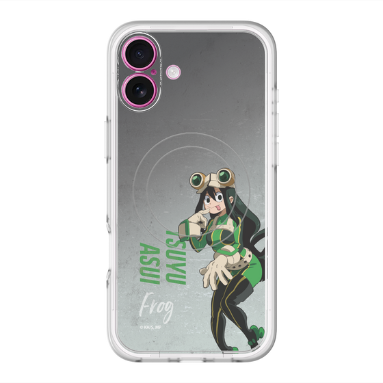 スリムプロテクションプレミアムケース with MagSafe［ 僕のヒーローアカデミア - 立ち絵 -蛙吹 梅雨 ］