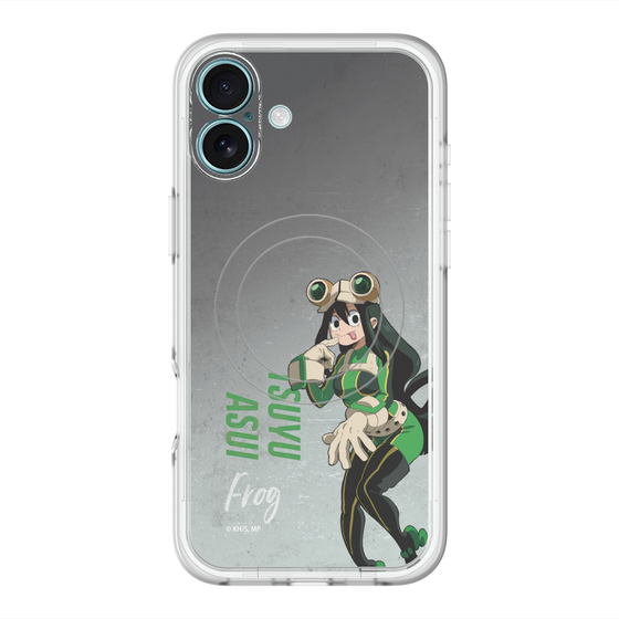 スリムプロテクションプレミアムケース with MagSafe［ 僕のヒーローアカデミア - 立ち絵 -蛙吹 梅雨 ］