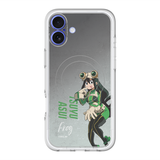 スリムプロテクションプレミアムケース with MagSafe［ 僕のヒーローアカデミア - 立ち絵 -蛙吹 梅雨 ］