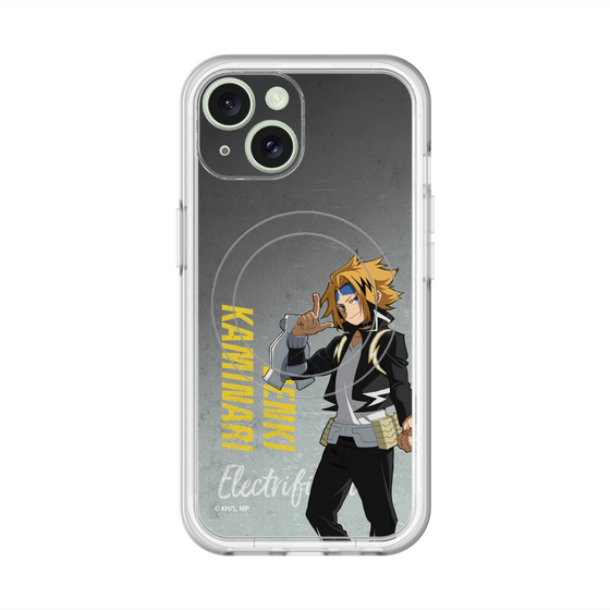 スリムプロテクションプレミアムケース with MagSafe［ 僕のヒーローアカデミア - 立ち絵 - 上鳴 電気 ］