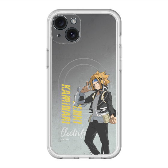 スリムプロテクションプレミアムケース with MagSafe［ 僕のヒーローアカデミア - 立ち絵 - 上鳴 電気 ］