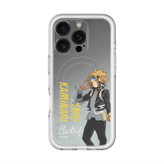 スリムプロテクションプレミアムケース with MagSafe［ 僕のヒーローアカデミア - 立ち絵 - 上鳴 電気 ］