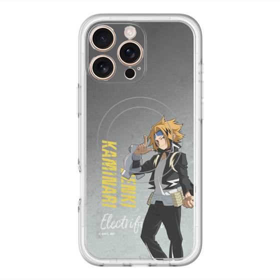 スリムプロテクションプレミアムケース with MagSafe［ 僕のヒーローアカデミア - 立ち絵 - 上鳴 電気 ］