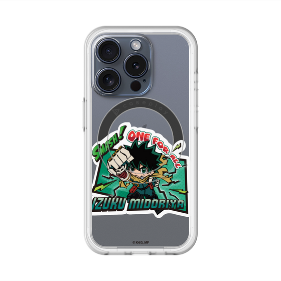 スリムプロテクションプレミアムケース with MagSafe［ 僕のヒーローアカデミア - ミニキャラ - 緑谷 出久 ］