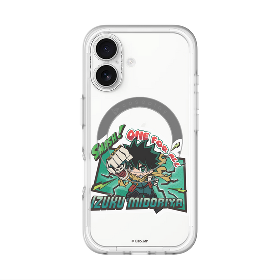 スリムプロテクションプレミアムケース with MagSafe［ 僕のヒーローアカデミア - ミニキャラ - 緑谷 出久 ］