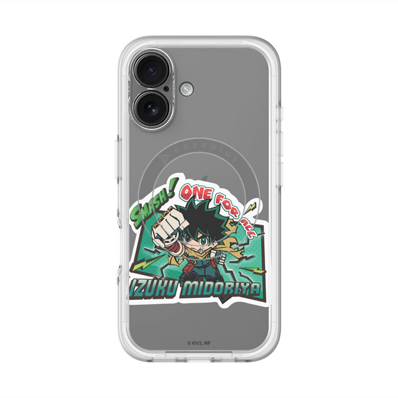 スリムプロテクションプレミアムケース with MagSafe［ 僕のヒーローアカデミア - ミニキャラ - 緑谷 出久 ］