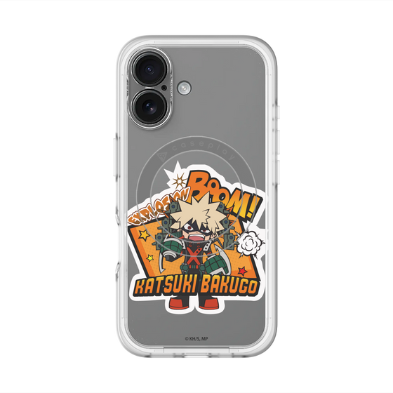 スリムプロテクションプレミアムケース with MagSafe［ 僕のヒーローアカデミア - ミニキャラ - 爆豪 勝己 ］