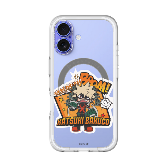 スリムプロテクションプレミアムケース with MagSafe［ 僕のヒーローアカデミア - ミニキャラ - 爆豪 勝己 ］