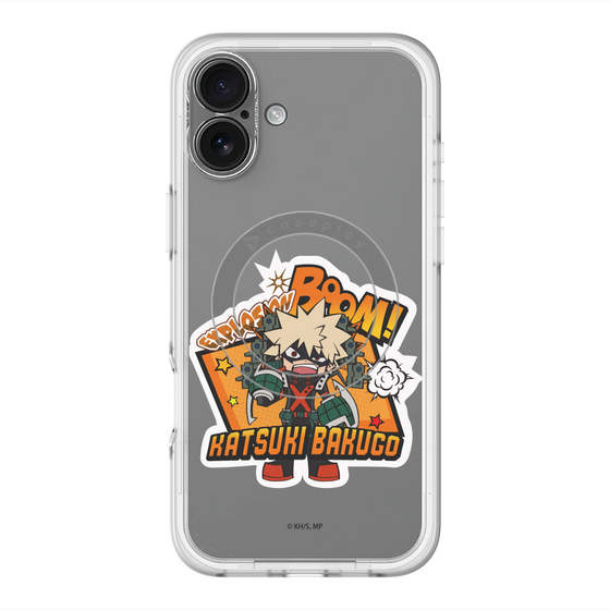 スリムプロテクションプレミアムケース with MagSafe［ 僕のヒーローアカデミア - ミニキャラ - 爆豪 勝己 ］