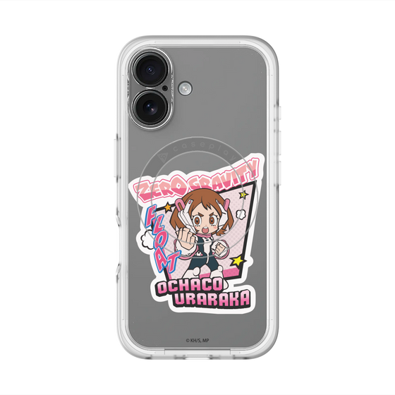 スリムプロテクションプレミアムケース with MagSafe［ 僕のヒーローアカデミア - ミニキャラ - 麗日 お茶子 ］