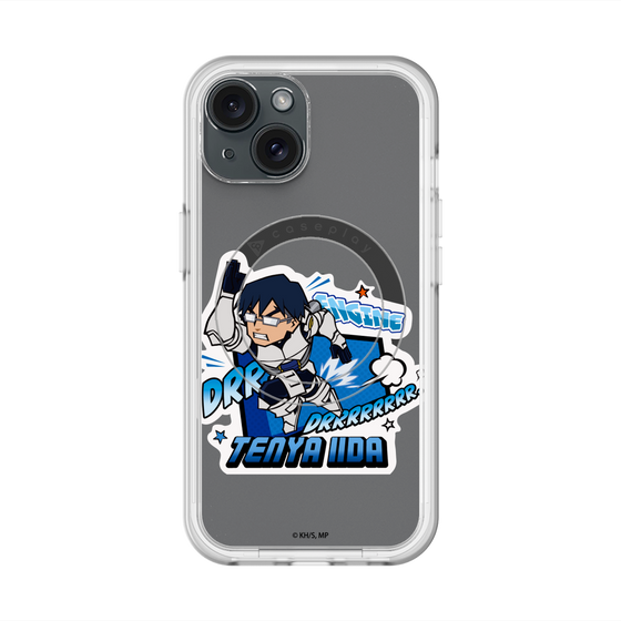 スリムプロテクションプレミアムケース with MagSafe［ 僕のヒーローアカデミア - ミニキャラ - 飯田 天哉 ］