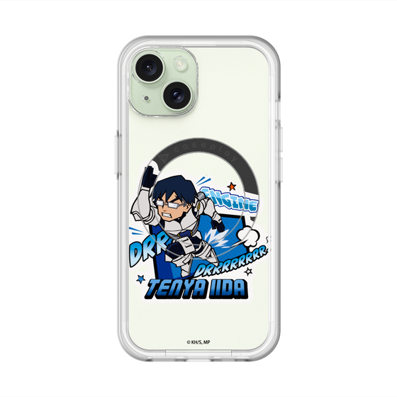 スリムプロテクションプレミアムケース with MagSafe［ 僕のヒーローアカデミア - ミニキャラ - 飯田 天哉 ］