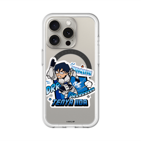 スリムプロテクションプレミアムケース with MagSafe［ 僕のヒーローアカデミア - ミニキャラ - 飯田 天哉 ］