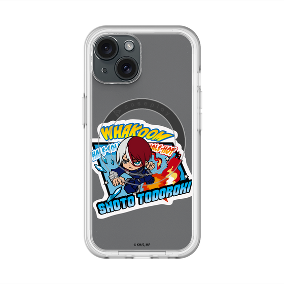 スリムプロテクションプレミアムケース with MagSafe［ 僕のヒーローアカデミア - ミニキャラ - 轟 焦凍 ］