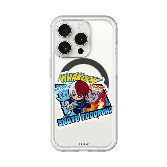 スリムプロテクションプレミアムケース with MagSafe［ 僕のヒーローアカデミア - ミニキャラ - 轟 焦凍 ］