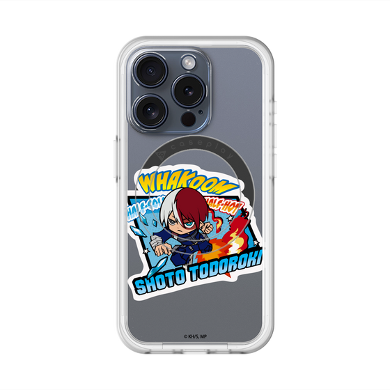 スリムプロテクションプレミアムケース with MagSafe［ 僕のヒーローアカデミア - ミニキャラ - 轟 焦凍 ］