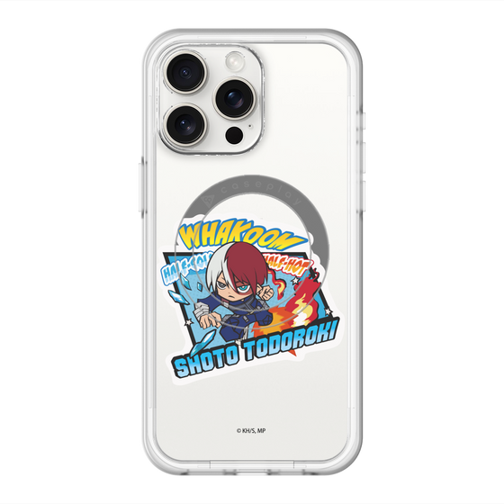 スリムプロテクションプレミアムケース with MagSafe［ 僕のヒーローアカデミア - ミニキャラ - 轟 焦凍 ］