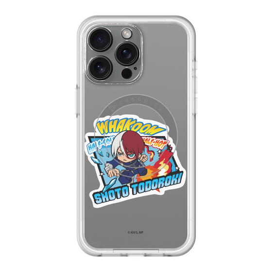 スリムプロテクションプレミアムケース with MagSafe［ 僕のヒーローアカデミア - ミニキャラ - 轟 焦凍 ］