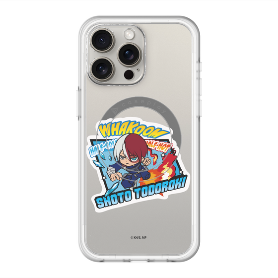 スリムプロテクションプレミアムケース with MagSafe［ 僕のヒーローアカデミア - ミニキャラ - 轟 焦凍 ］