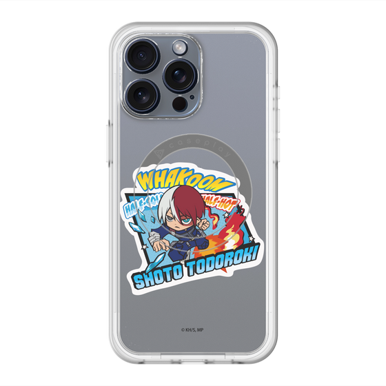 スリムプロテクションプレミアムケース with MagSafe［ 僕のヒーローアカデミア - ミニキャラ - 轟 焦凍 ］