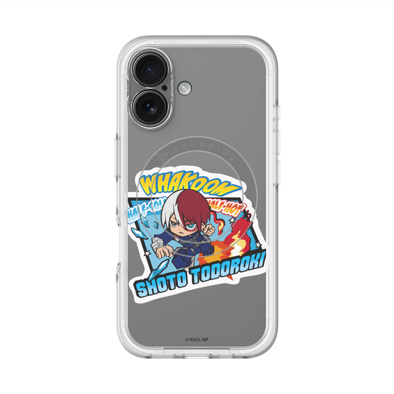 スリムプロテクションプレミアムケース with MagSafe［ 僕のヒーローアカデミア - ミニキャラ - 轟 焦凍 ］