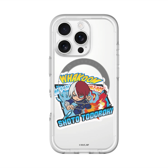 スリムプロテクションプレミアムケース with MagSafe［ 僕のヒーローアカデミア - ミニキャラ - 轟 焦凍 ］