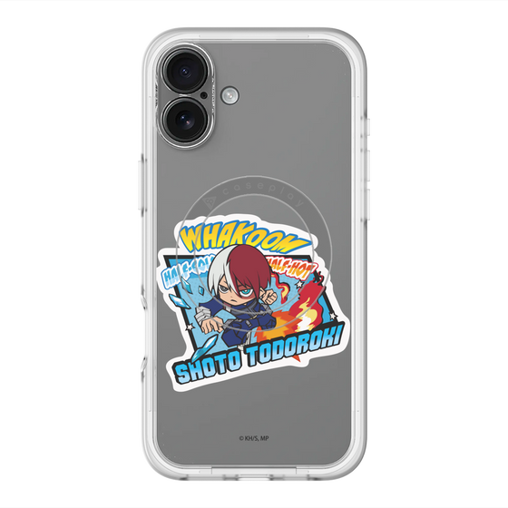 スリムプロテクションプレミアムケース with MagSafe［ 僕のヒーローアカデミア - ミニキャラ - 轟 焦凍 ］