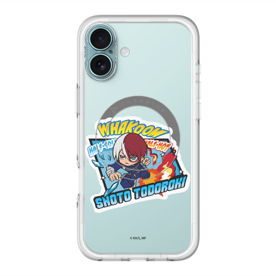 スリムプロテクションプレミアムケース with MagSafe［ 僕のヒーローアカデミア - ミニキャラ - 轟 焦凍 ］